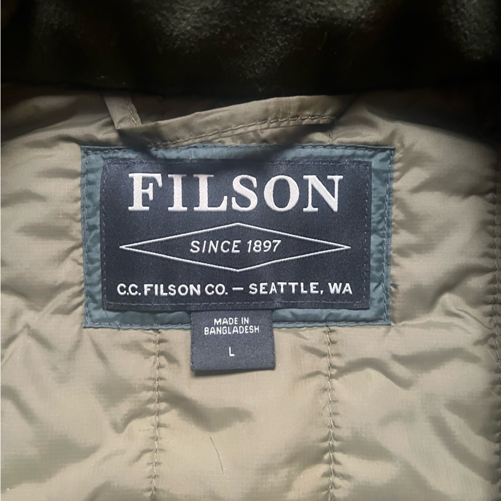 Filson Ultralight Jacket Mens Large